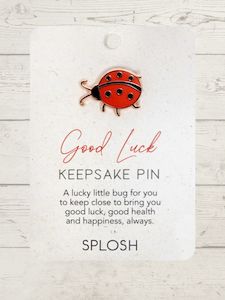 Keepsake Pins: Keepsake pin - Good luck