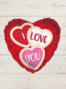 Balloons: Love themed- design will vary