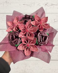 Paper flower posy (2)