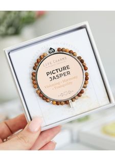 Life charm jewellery - Picture Jasper
