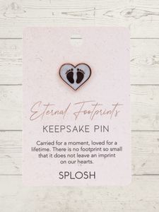 Keepsake Pins: Keepsake pin - Eternal Footprints