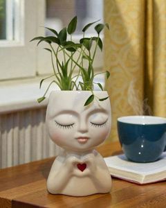 Valentina Love Pot – Ceramic Foliage Gift (H)