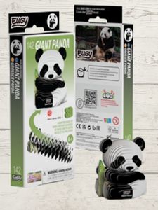 EUGY Giant Panda 3D Puzzle – Eco-Friendly Kids Craft Kit