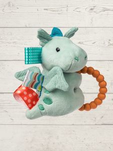 Mary Meyer Taggies Drax Dragon Teething Rattle