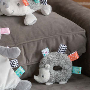 All: Mary Meyer Taggies Heather Hedgehog Teething Rattle