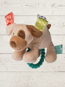 All: Mary Meyer Taggies Buddy Dog Teething Rattle