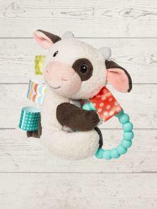 All: Mary Meyer Taggies Buttercup Cow Teething Rattle