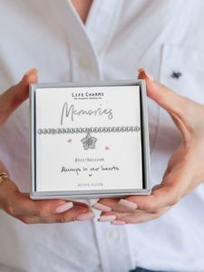 Life Charm Jewellery: Memories Bracelet NZ – Life Charms Remembrance Jewellery Gift