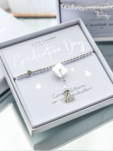 Life Charm Jewellery: Graduation Bracelet NZ – Life Charms Graduation Gift Jewellery
