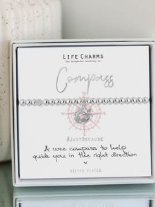 Life Charm Jewellery: Life Charms Jewellery – Compass Bracelet