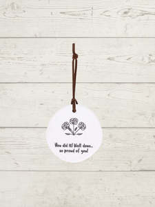 Heartfelt Messages On Ceramics: Tiny Treasures “Congratulations” Ceramic Keepsake (H)