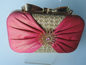 Products: Red and Golden Party Purse