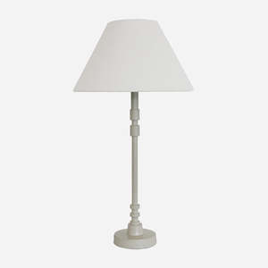 Lamps: Pipette Lamp Base in Matt Grey Finish (base only)
