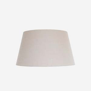Lamps: Flax Weave 31cm Tapered Drum Lampshade