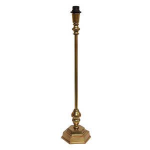 Lamps: Antique Gold Hexagon Lamp Base