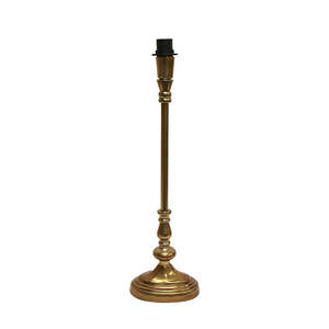 Antique Gold Oval Lamp Base