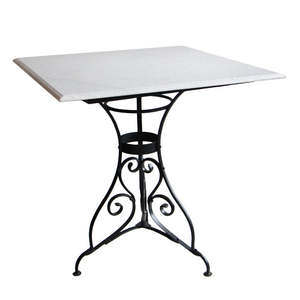 Square Paris Table Marble Top