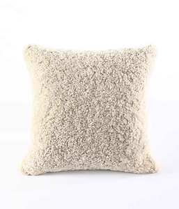 Cushions Throws: NZ Wool Sheepskin Cushion Cloud