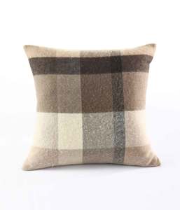 Cushions Throws: Lodge Lambswool Cushion Mocha