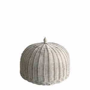 Le Monde Rattan Food Dome White