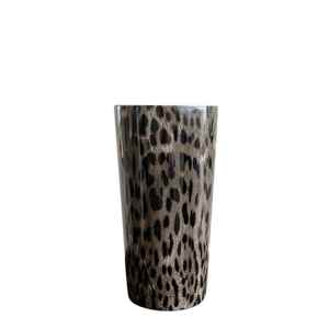 Gifts Accessories: Le Monde VASE W/ LEOPARD PATTERN