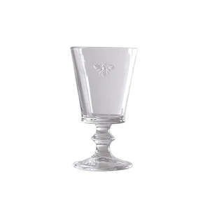 French Bee Wine Goblet ~ Set of 4