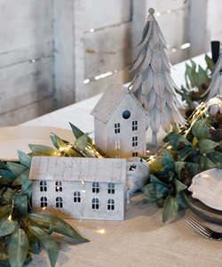 Tealight House Zinc Long