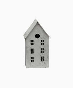 French Country Collection: Tealight House Zinc Tall