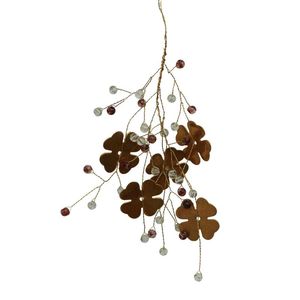 French Country Collection: Beaded Bunch Ornament Gold