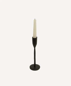 Dax black candle holder Small