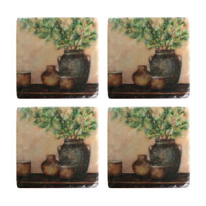 Cc Interiors: Tuscan Coasters ~ Set of 4