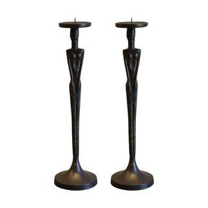 Mothers Day: CC Interiors FEMME CANDLESTICK IN DARK BRONZE FINISH