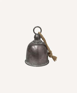 Christmas Decor: Pewter Bell Short