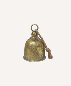 Christmas Decor: Gold Bell Short