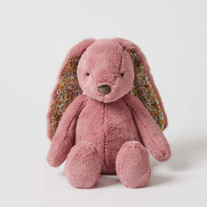 Easter: Jiggle & Giggle Floral Raspberry Bunny ~ Medium