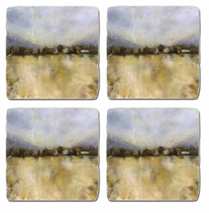 Coasters Placemats: Harvest Coaster Set `~ 4 pieces