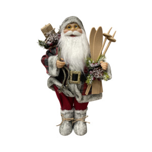 Christmas Decor 1: Standing Santa in Tartan