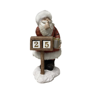 Christmas Decor 1: Resin Santa & Christmas Countdown