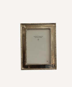 Picture Frames: Beaded Nickel Frame 4x6