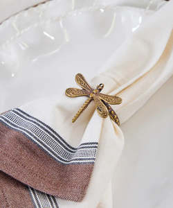 French Country Collection: Dragonfly Napkin Ring