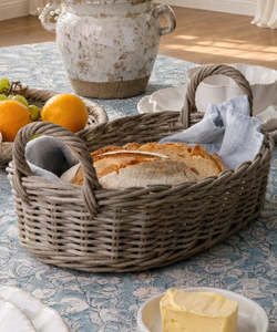 French Country Collection: Cheshire Oval Tray with Handles (SET3)