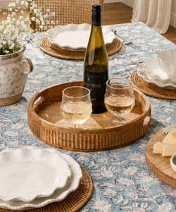 Heartwood Round Tray (Set2)