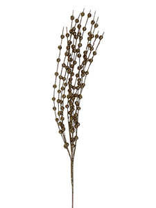 Christmas Decor: Gold Multi Ball and Strand Pick