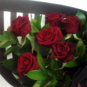 Products: Romance 6 Red Roses – Flowers in the City