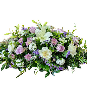 Occasions: Soft Aroha – Casket Spray