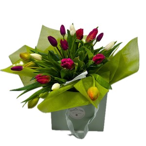 Tulips Vase Bouquet