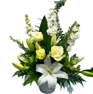 White Simplicity Floral Arrangement