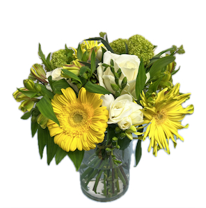 Thinking Of You Posy in a Glass Vase