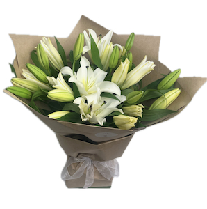 Products: Fragrant White Lily Floral Bouquet