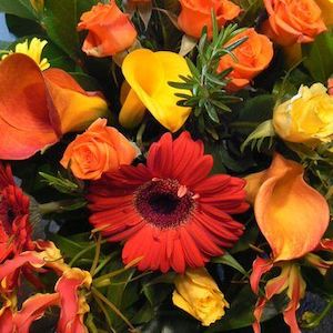 Valantines Day: Brilliant Bright Bouquet